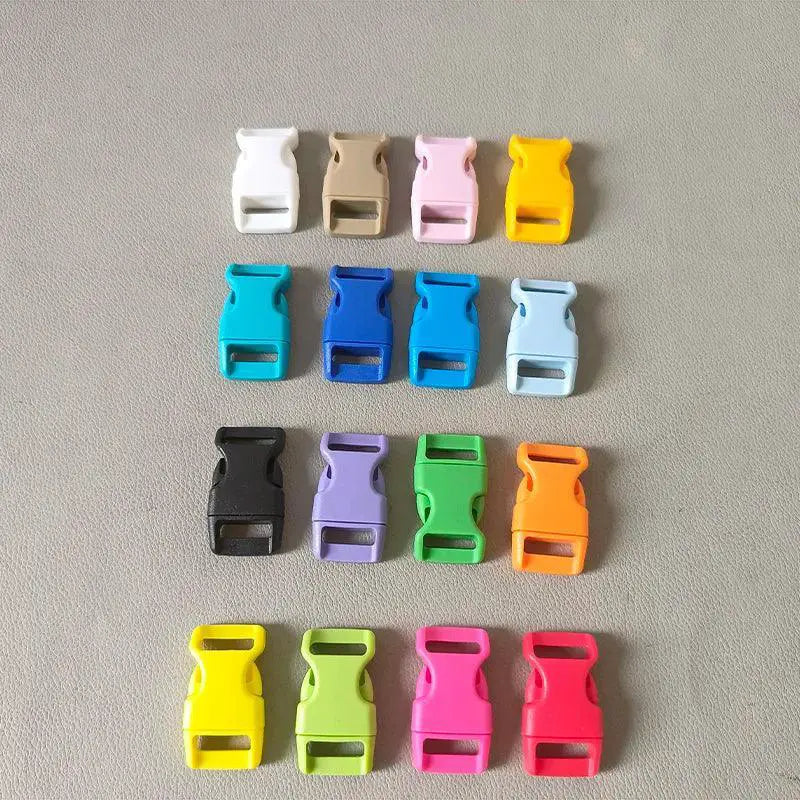 Colorful Plastic Curved Release Buckle for Bags and Straps