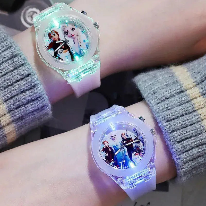 Disney Princess Frozen Luminous LED Kids Glow Watch