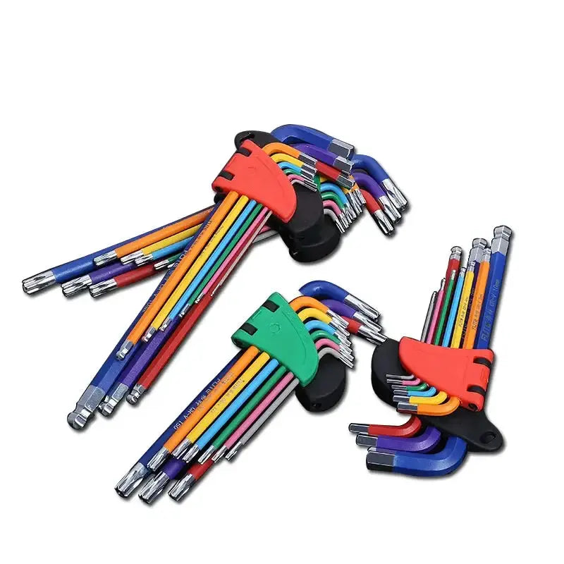 Allen Key Set L Wrench Kit 9 Piece Long Arm Hex Keys
