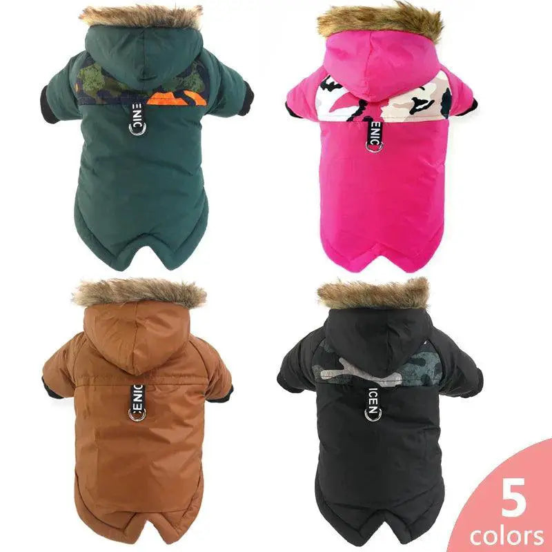 Winter Dog Coat Waterproof For French Bulldog And Chihuahua