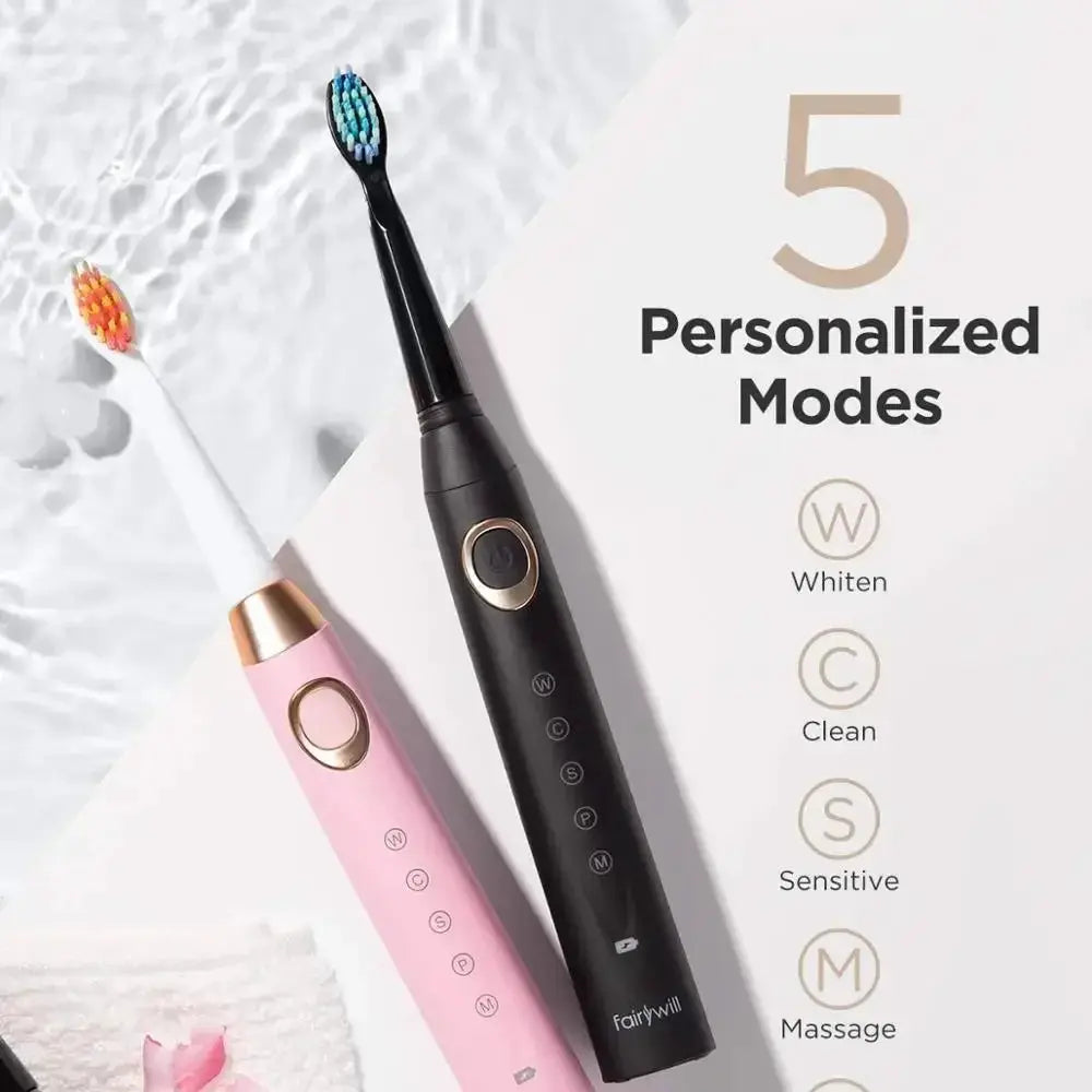 Fairywill FW508 Waterproof Sonic Cleaning Toothbrush