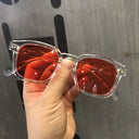 Unisex RMM Polygon Nail Square Retro Sunglasses UV Protection