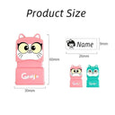 Custom Cartoon Name Stamp Set for Kids Waterproof Kit
