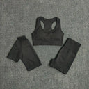 Seamless Yoga Set Women Leggings Crop Top