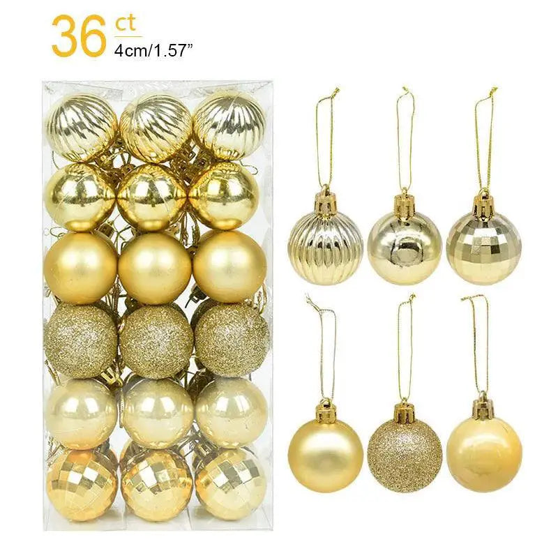 Vibrant Ornament Set for Home Decor — 24pcs green