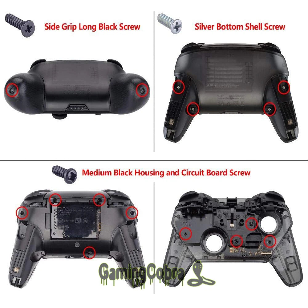 eXtremeRate Transparent Clear Faceplate Shell