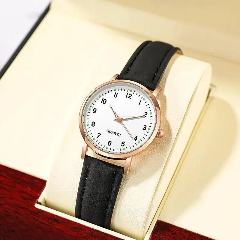 Women Quartz Watch Leather Belt Fashion Casual Timepiece - OurLum.com