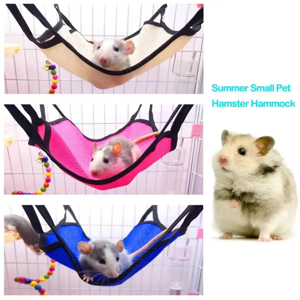 Breathable Mesh Pet Hammock Swing Mat For Small Animals