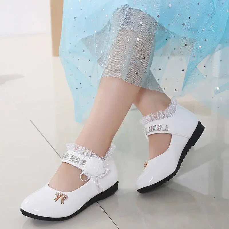 Princess Beaded Sandals for Kids Elegant Event Footwear