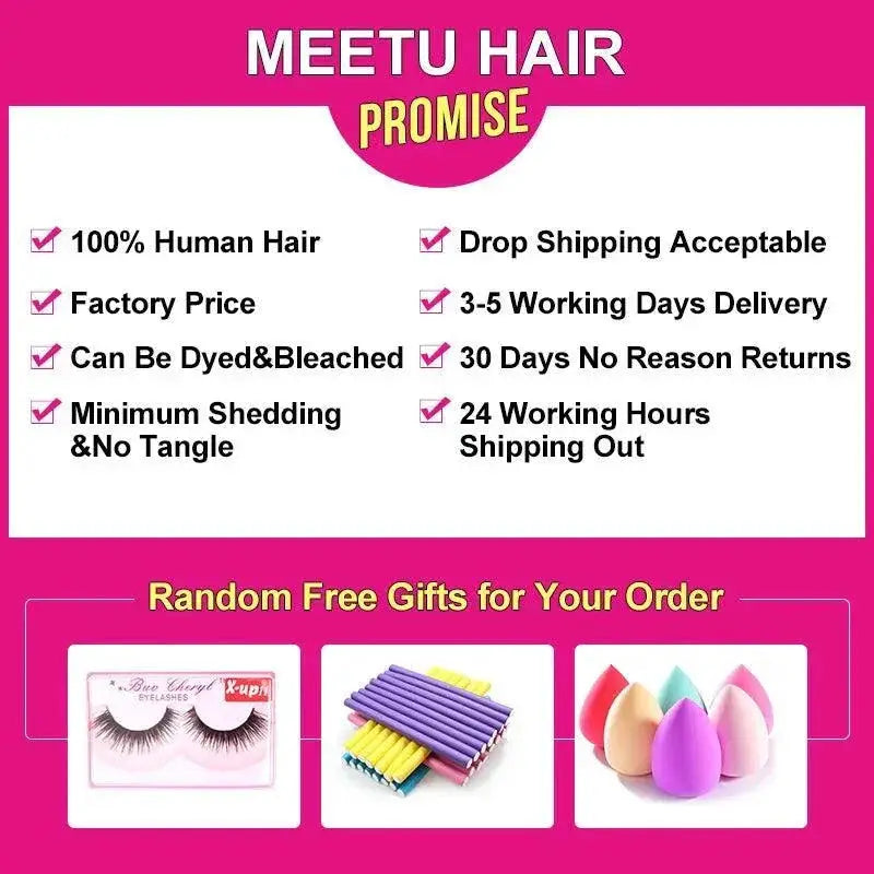 Meetu Brazilian Body Wave Hair Extensions Effortless