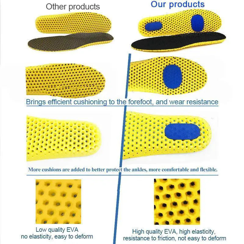 Ultimate Comfort Orthopedic Memory Foam Insoles for Active
