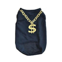 Summer Black Dog Vest for Small Breeds Stylish Design