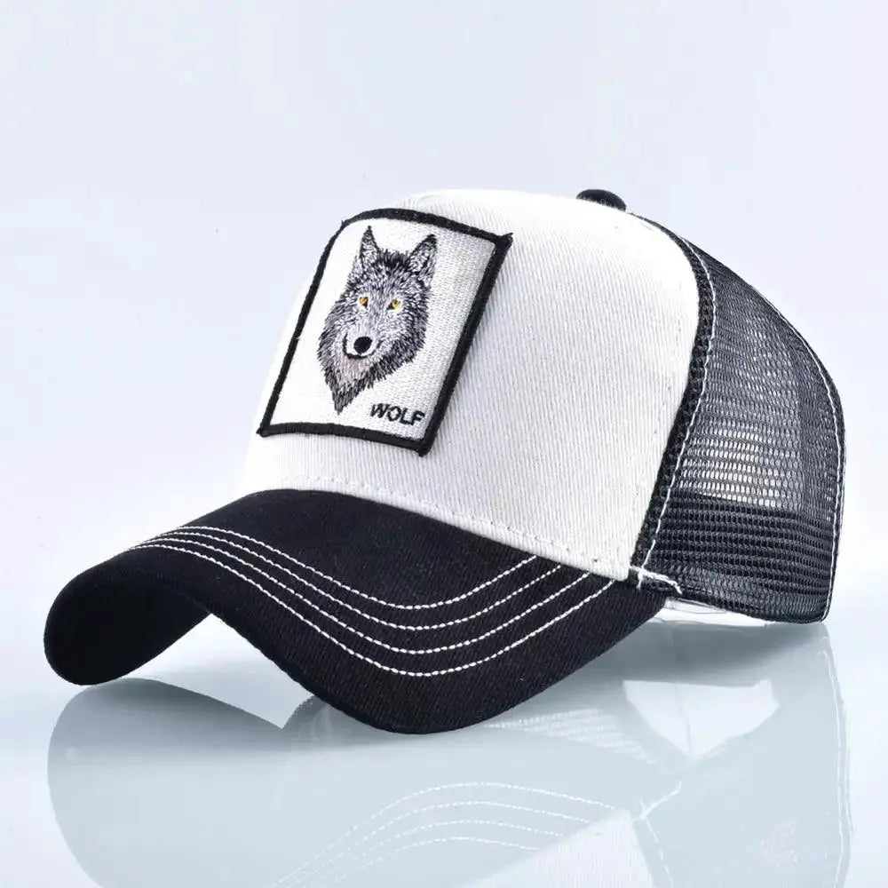 Breathable Baseball Cap for Outdoor Fans — White Bear
