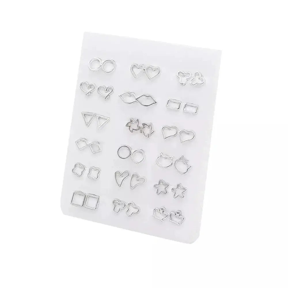 Crystal Stud Earrings for Women Shine — 18