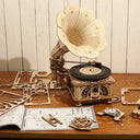 Robotime Wooden Gramophone DIY Kit