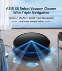 Abir X6 Vacuum Robot Homes Smart Nav