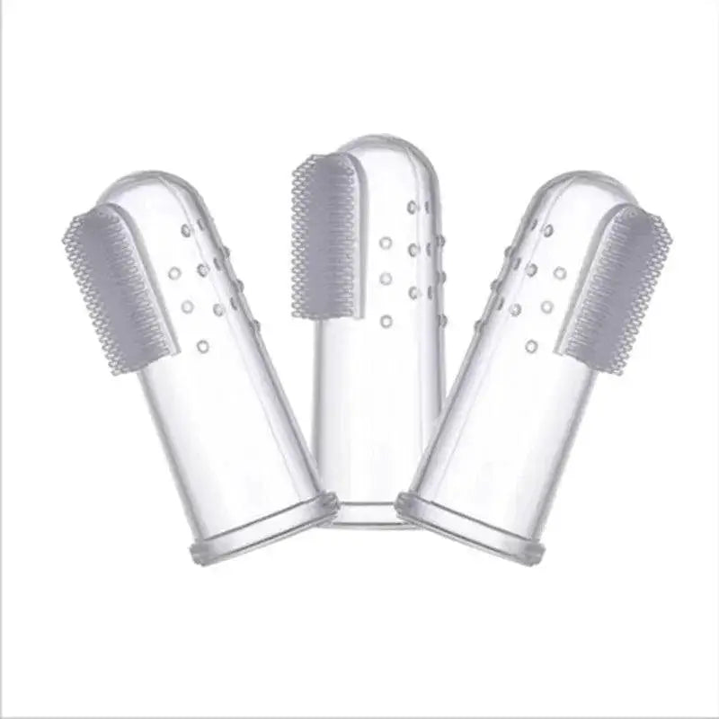 Soft Pet Finger Toothbrush for Dogs and Cats Oral Care