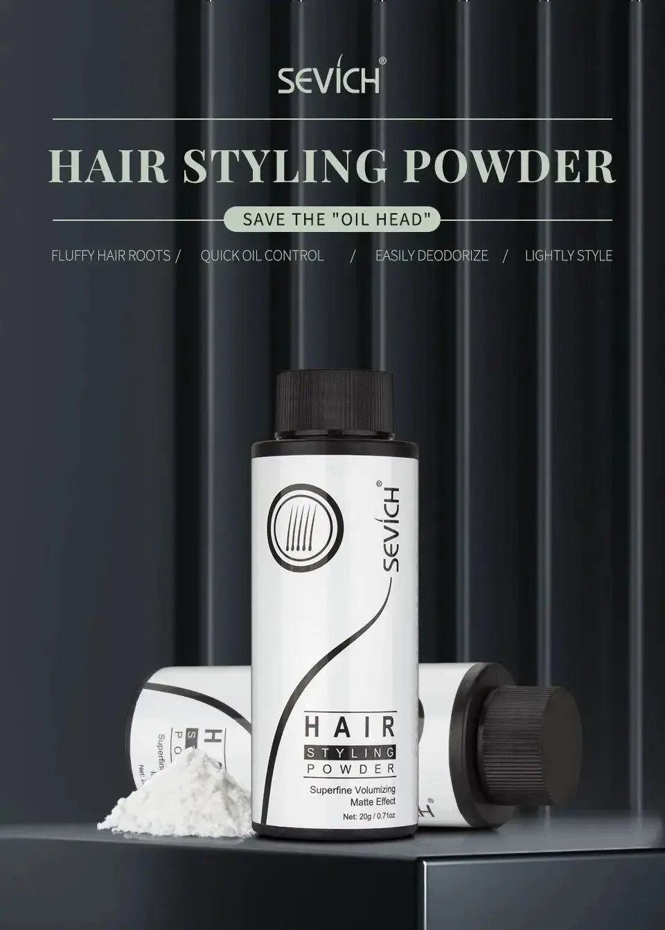 Sevich Hair Styling Powder 20g Unisex Volume Boost Spray