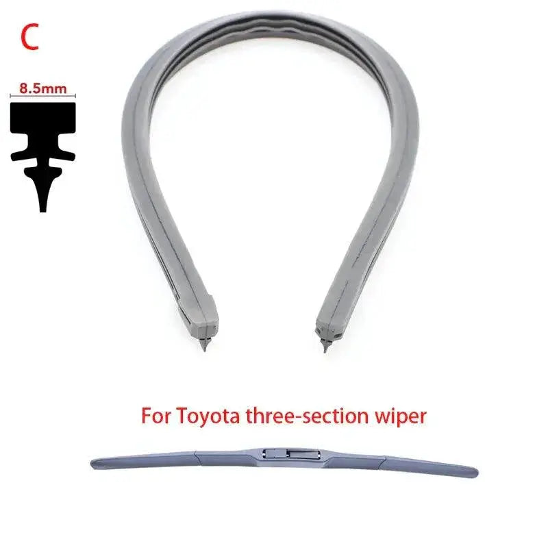 Car Wiper Rubber Insert Strip for BMW Mercedes Benz Upgrade