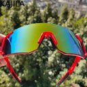 Trendy Oversized Rimless Sports Sunglasses UV400 Protection
