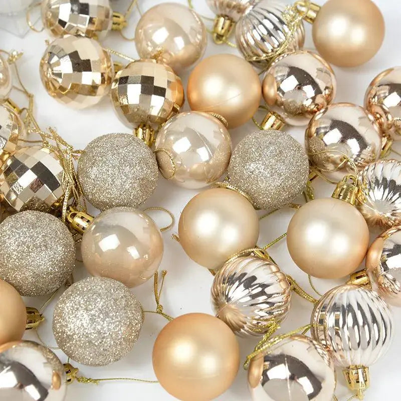 Deluxe Christmas Ornament Set Vibrant Holiday Decor