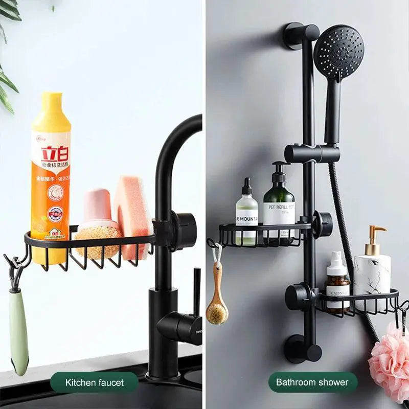 Aluminum Shower Caddy Bathroom Organizer for Durable Storage