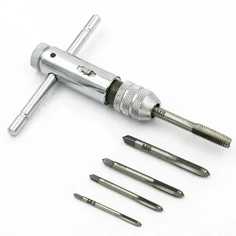 Adjustable T Handle Ratchet Tap Reamer Wrench Metric Tool