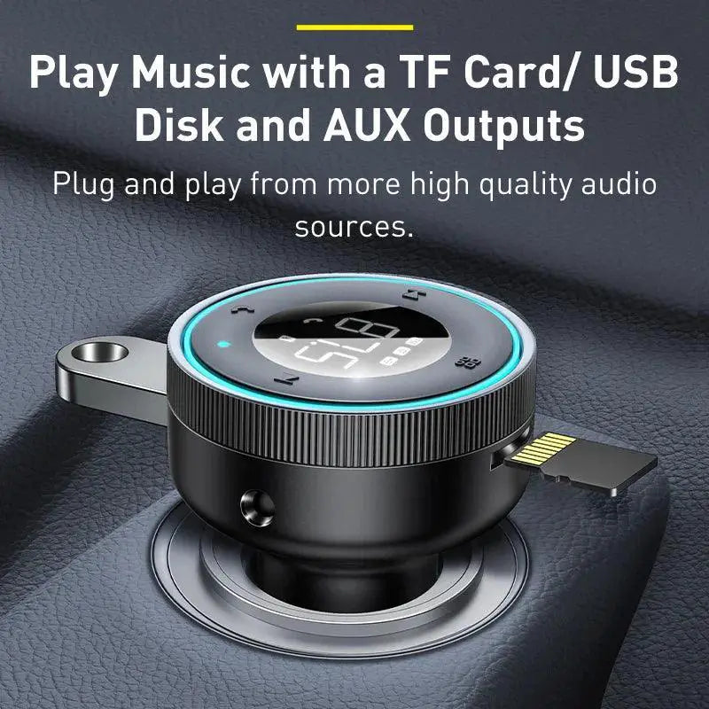Baseus Bluetooth FM Car Transmitter And Hands Free Charger