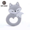 Silicone Rodent Cartoon Animals Teething Toys for Babies