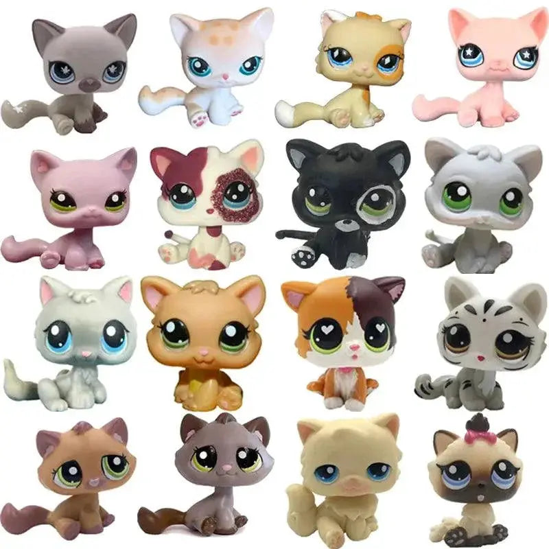 Rare LPS Cat And Animal Bobblehead Toys Collection Set