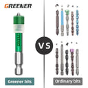 GREENER Magnetic Electric Screwdriver Set for Precision Tasks
