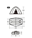 Ultralight Tent for Solo Backpackers