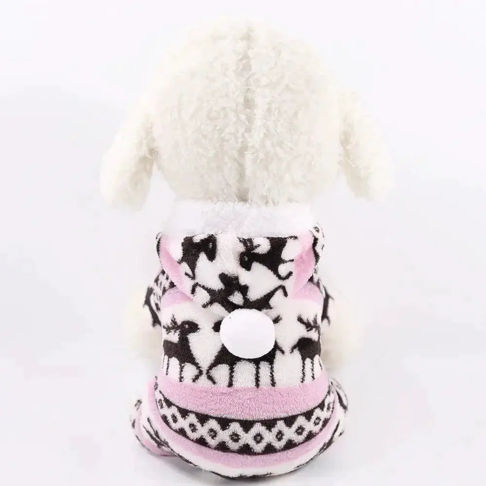 Soft Fleece Dog Coat Costume Cozy For Yorkie And Chihuahua