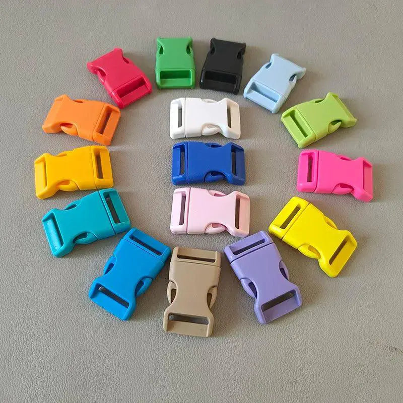 Colorful Plastic Curved Release Buckle for Bags and Straps