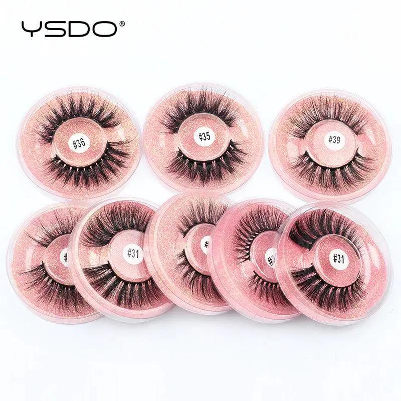 YSDO False Lashes 100 Pairs 3D Mink Volume Eyelashes
