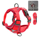 Escape-Proof Breathable Cat Harness With Reflective Leash
