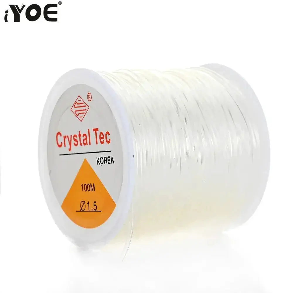 Crystal Clear Elastic Thread Kit For Bracelet Jewelry Making