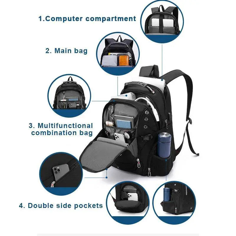 Waterproof Laptop Backpack For Travel And School Use