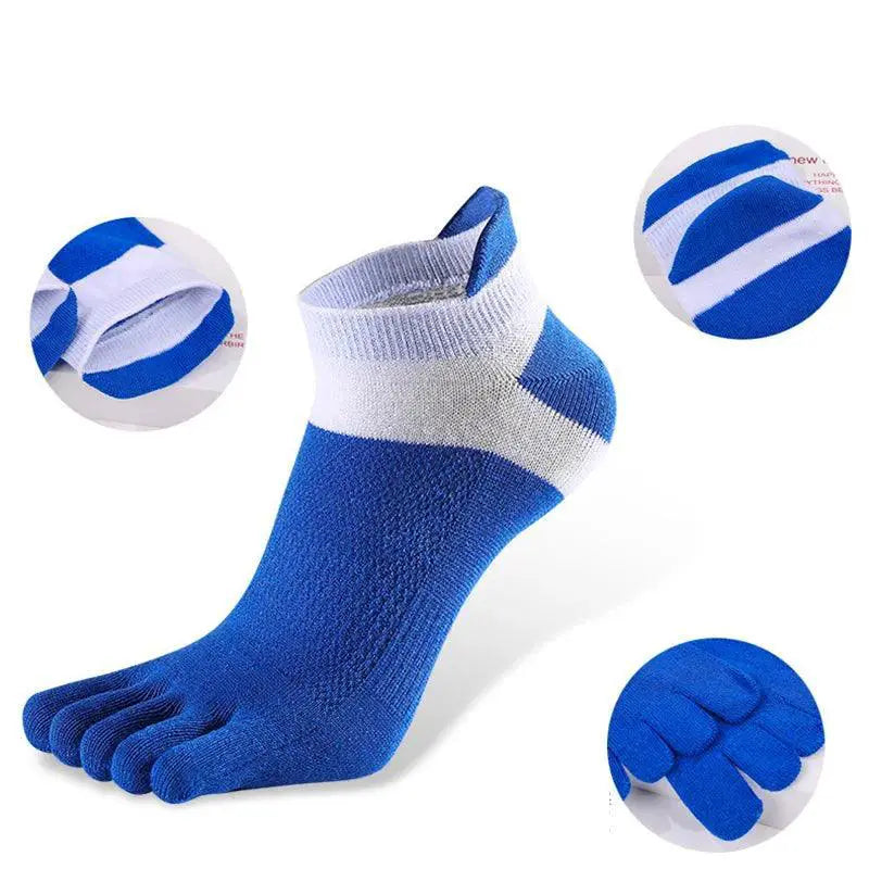 Active Comfort Five Toe Mens Summer Breathable Socks Trendy