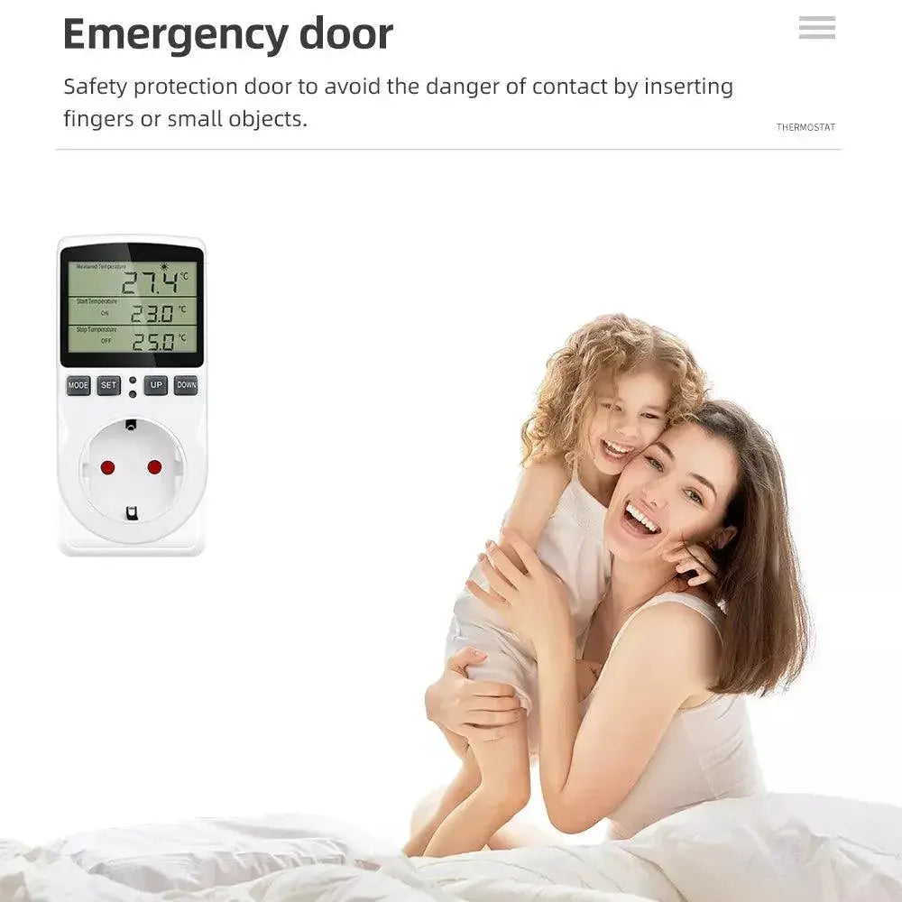 Timer Socket Digital Thermostat For Temperature Control