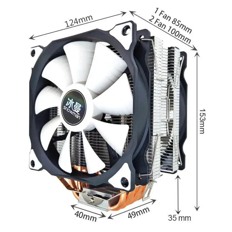 Snowman CPU Cooler Boosts Gaming Performance And Cooling