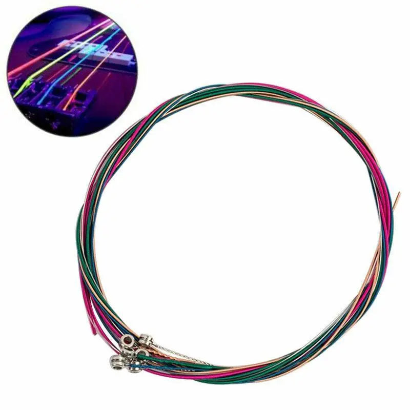 6Pcs Set Acoustic Guitar Replacement Steel Strings