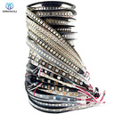 WRMIHU DC5V WS2812B 5m RGB LED Pixel Strip IP65 Individually Addressable Glow
