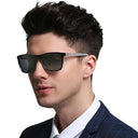 Photochromic Polarized Square Sunglasses for Men VIVIBEE