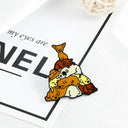 Cartoon Dogs Enamel Brooch Cute Animals Badge Jewelry Gift