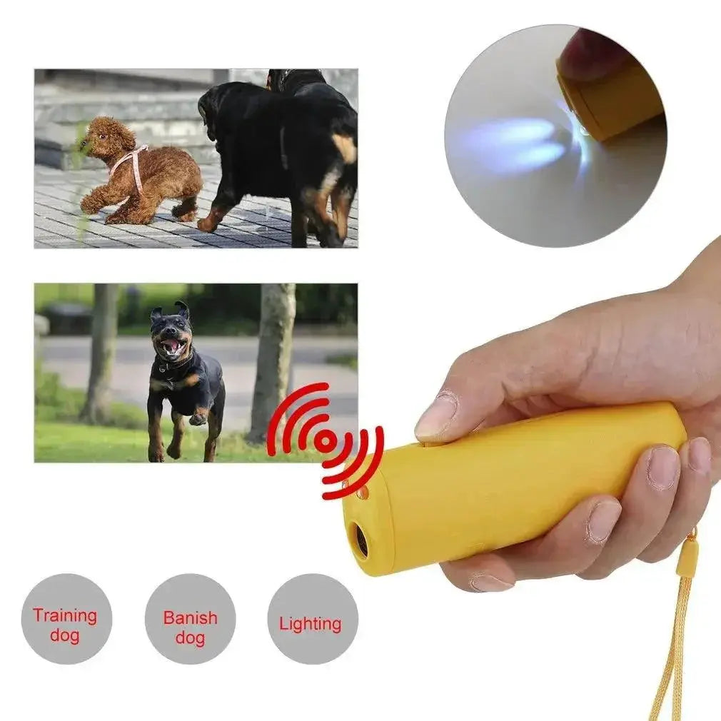 Ultrasonic Anti Barking Dog Trainer With LED Light