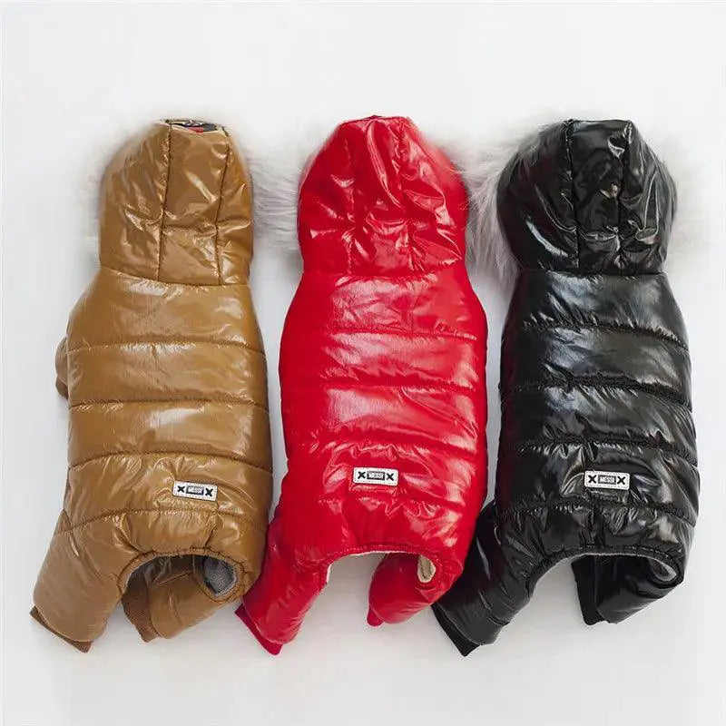 Winter Dog Down Coat Waterproof Warm Jumpsuit For Chihuahua