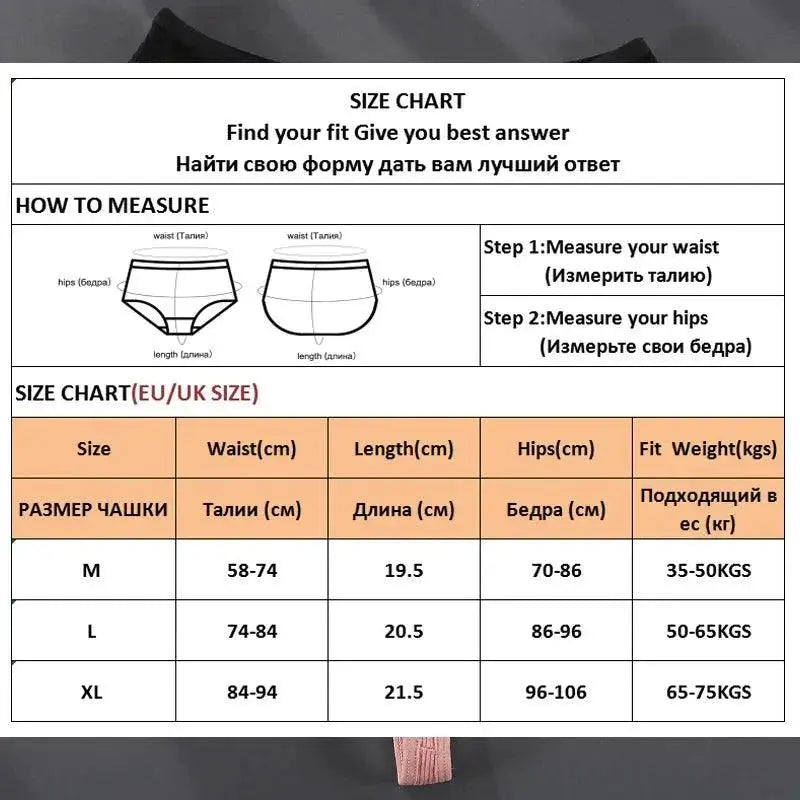 Brazilian Cotton Panties Set V Waist G String Lingerie