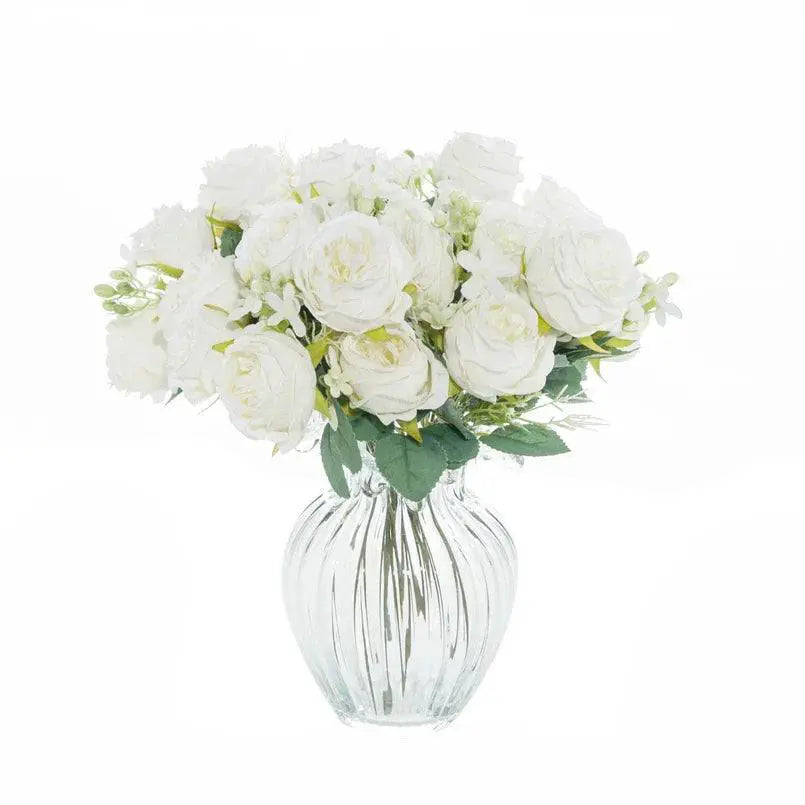 Elegant Silk Peony Bouquet for Weddings and Home Decor