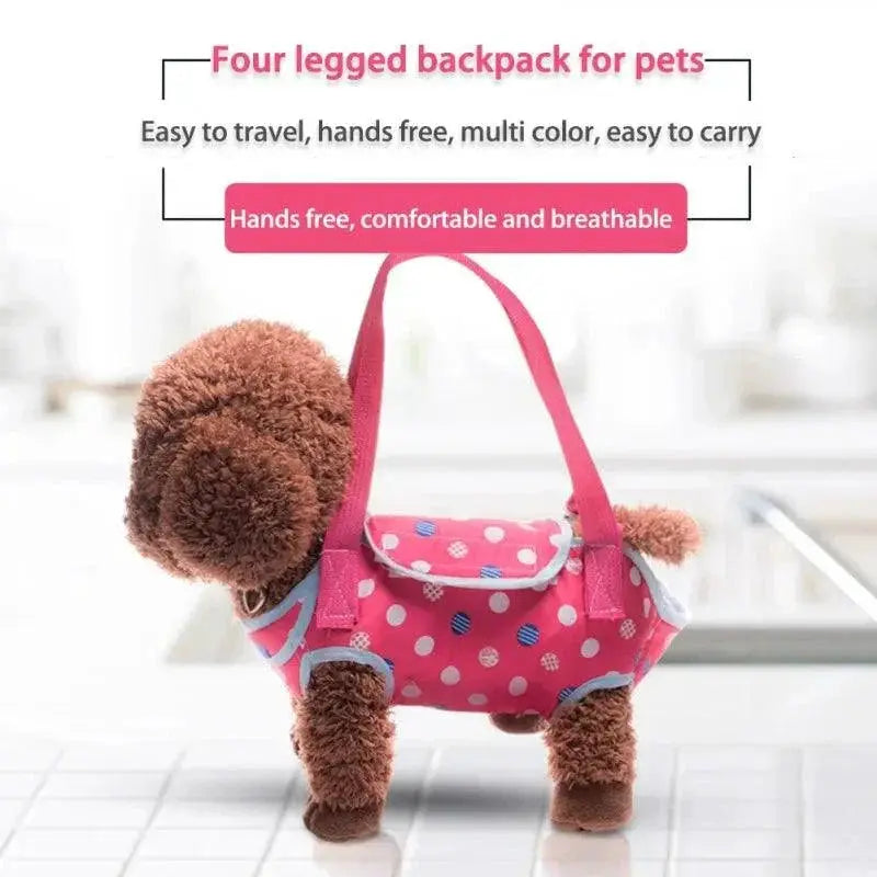 PawVoyage Small Dog Carrier Backpack Cozy Travel Sling